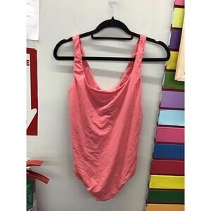 Auden womens luxe collection bodysuit XXL coral super soft new from JCPenney